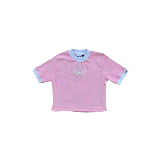 BABY PINK - CROPPED TEE