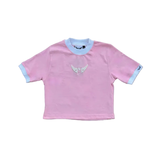 BABY PINK - CROPPED TEE