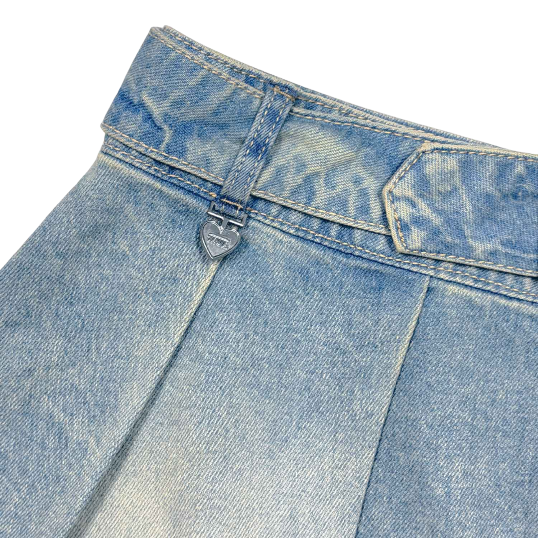TRUE DENIM SKIRT - BLUE