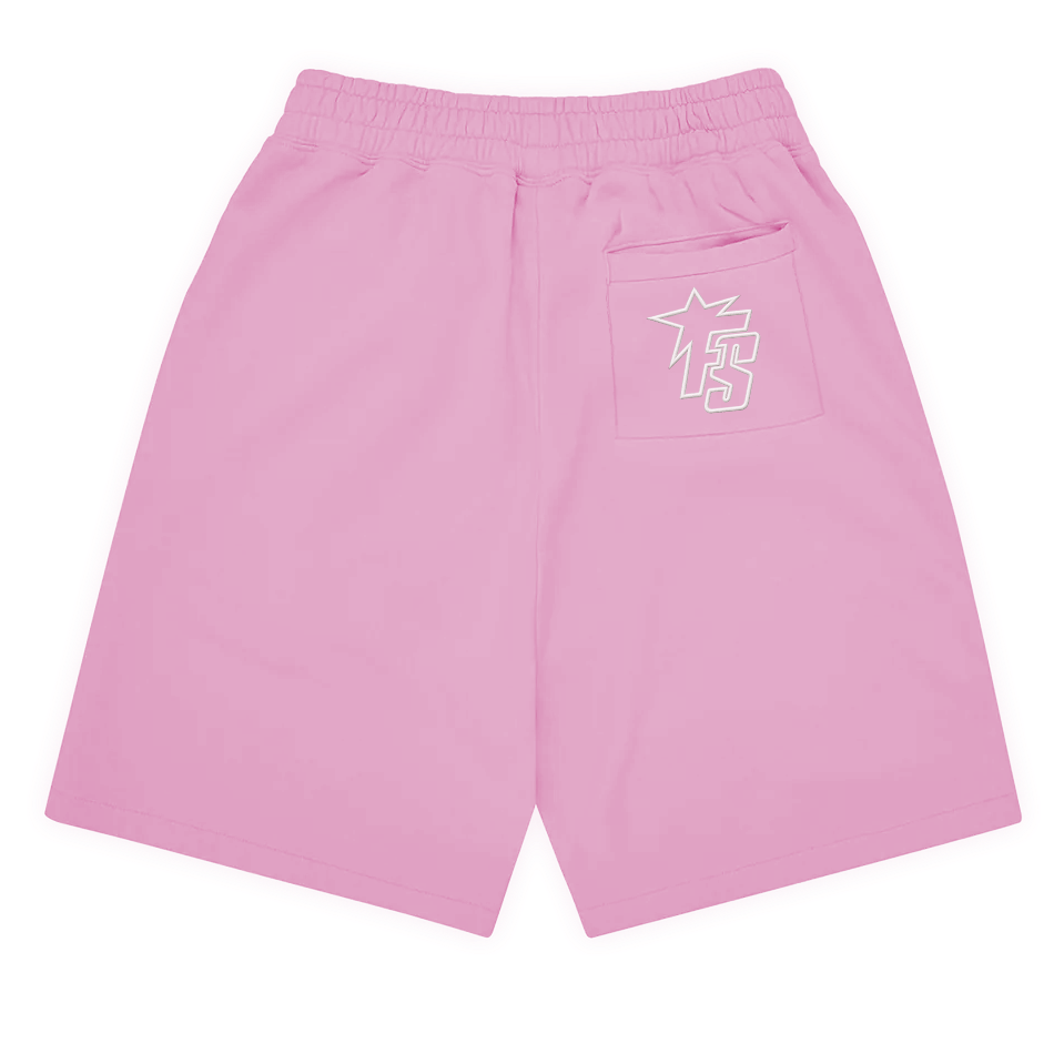 FANTASY SUPPLY FLEECE SHORTS - PINK