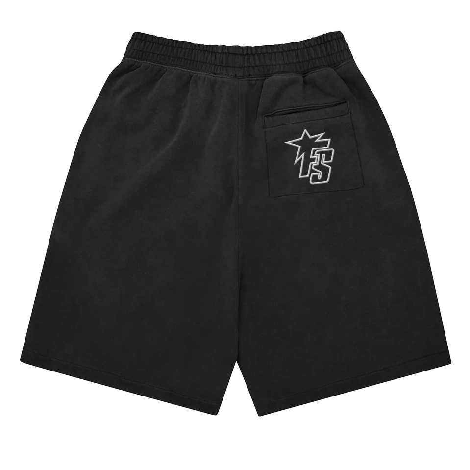 FANTASY SUPPLY FLEECE SHORTS - BLACK