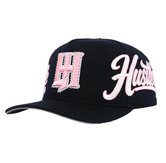 LIFE HUSTLERS CAP - BLACK / PINK