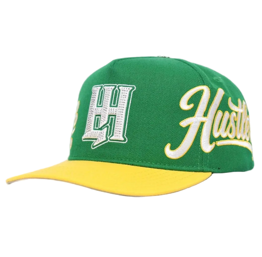 LIFE HUSTLERS CAP - GREEN / YELLOW