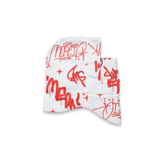 MERCI GRAFFITI MASK - RED / WHITE