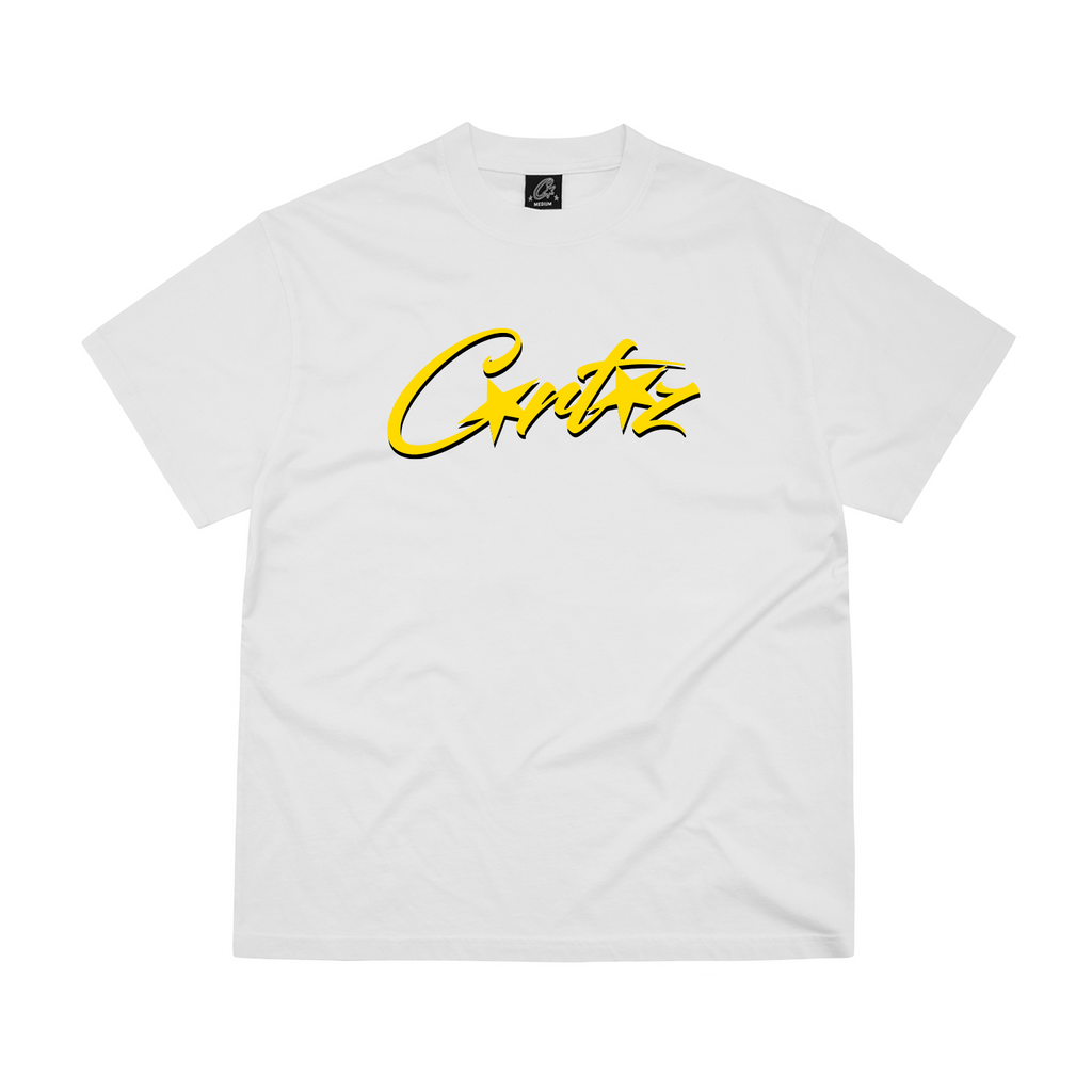 CORTEIZ ALLSTARZ TEE - WHITE/YELLOW