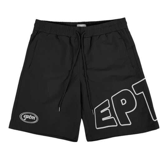 EPTM LOGO SHORTS - BLACK