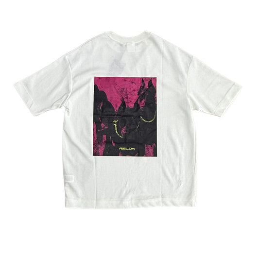 ROSE LNDN DOBERMAN TEE - OFF WHITE