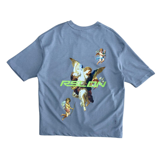 ROSE LNDN CHERUB V3 TEE - GREY