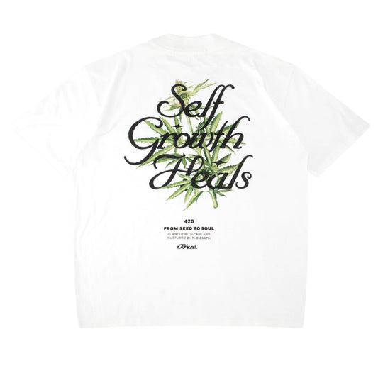 TRUE SELF GROWTH TEE - WHITE