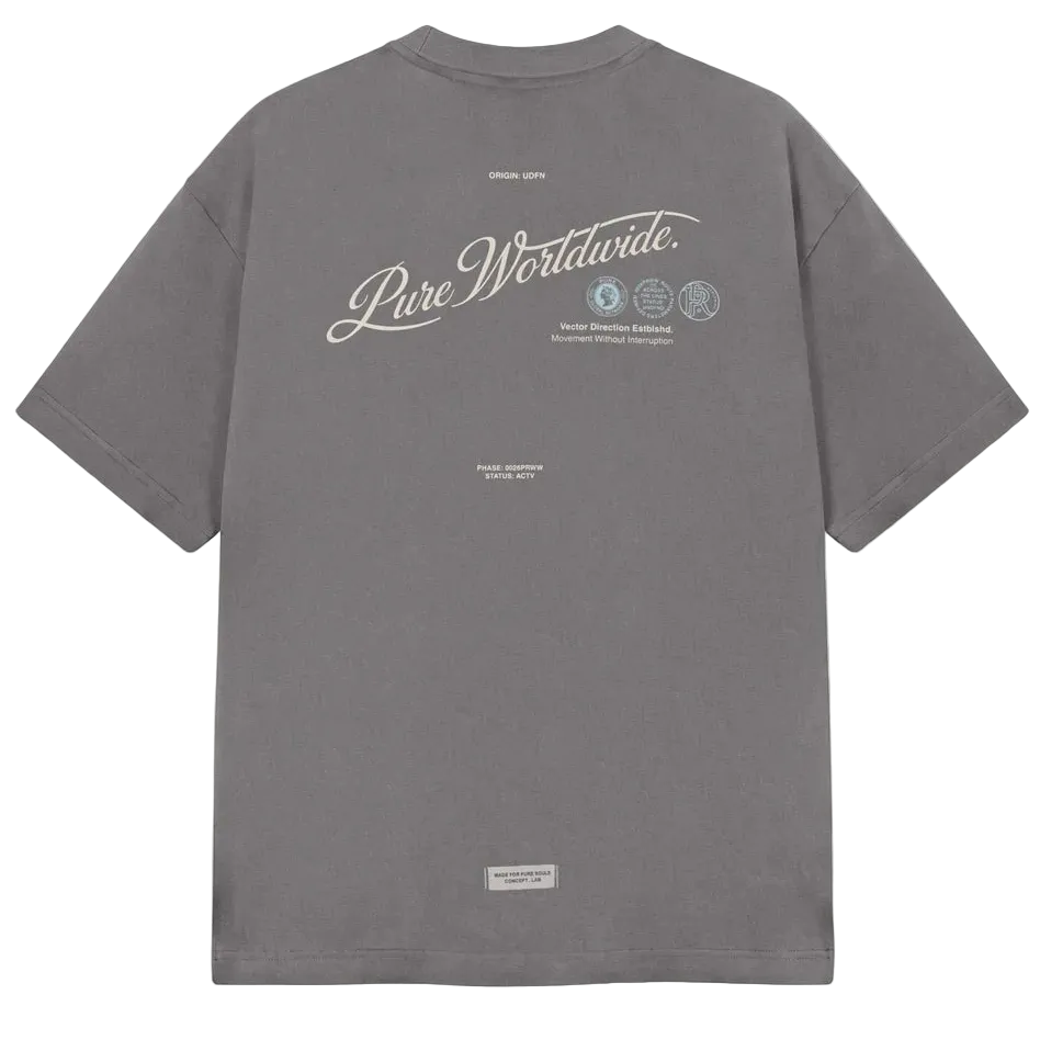 PURE ATL TEE - GREY
