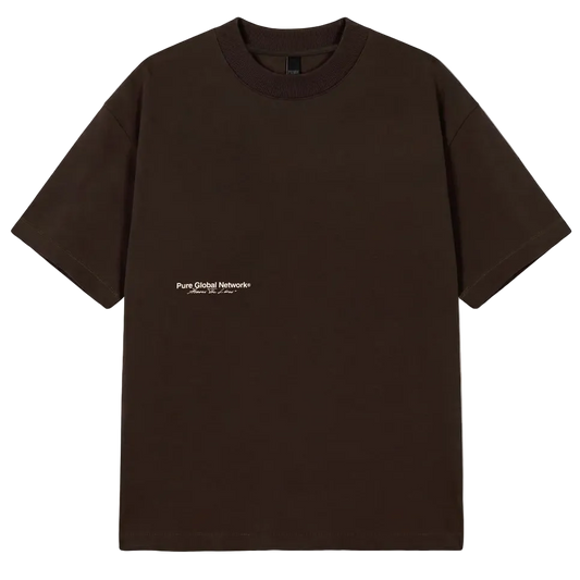 PURE ATL TEE - BROWN