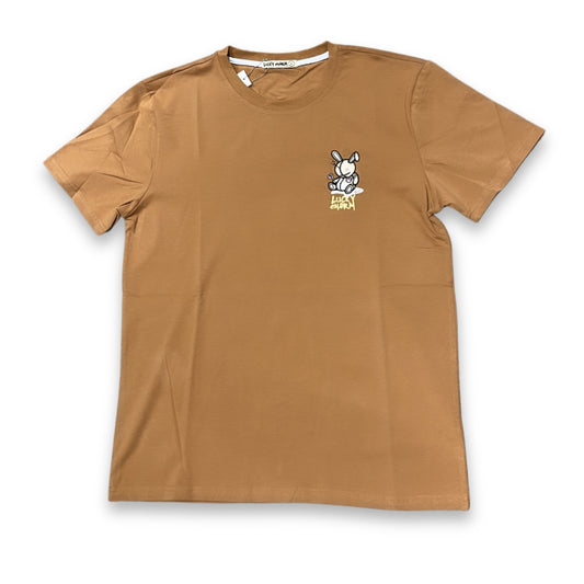 WHEAT SMALL LOGO TEE