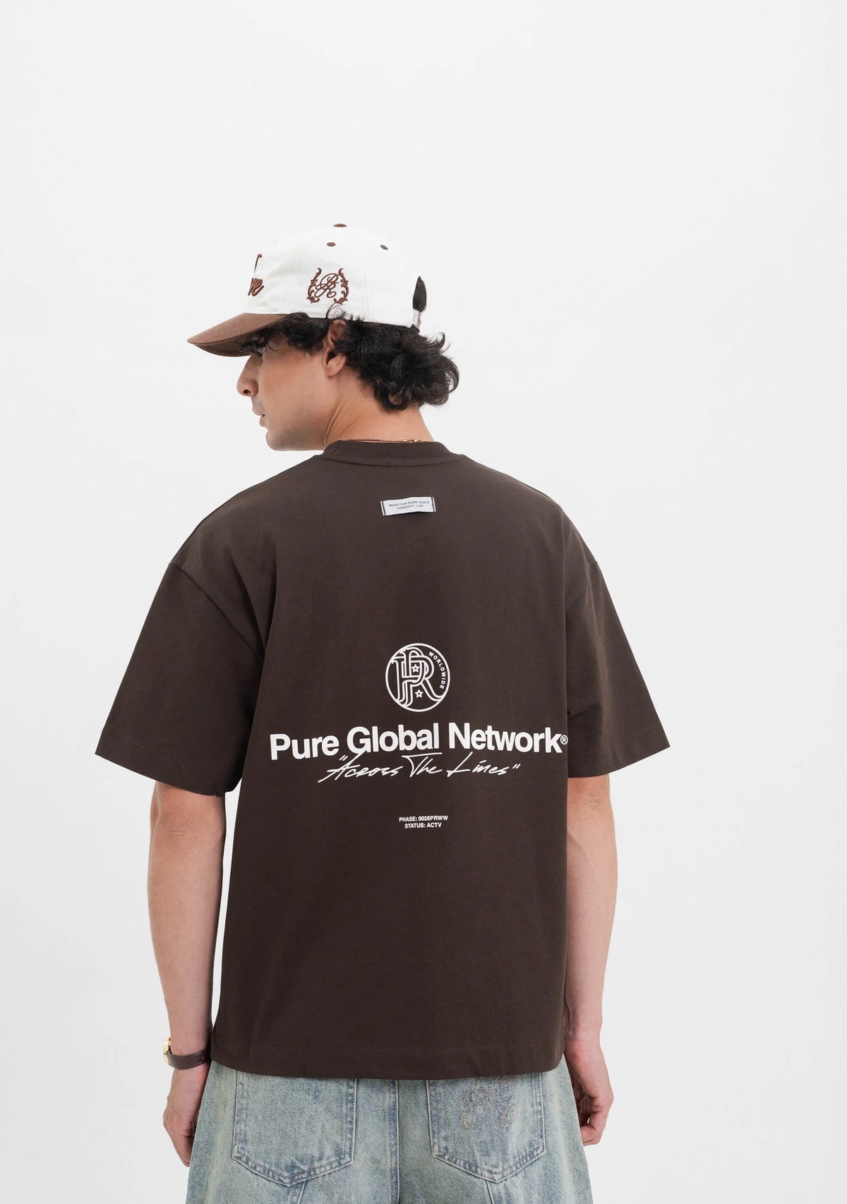 PURE ATL TEE - BROWN