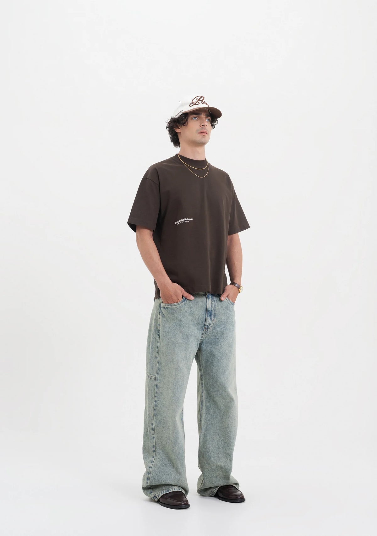PURE ATL TEE - BROWN