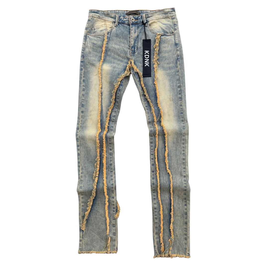 KDNK RAW-EDGE JEANS - VINTAGE
