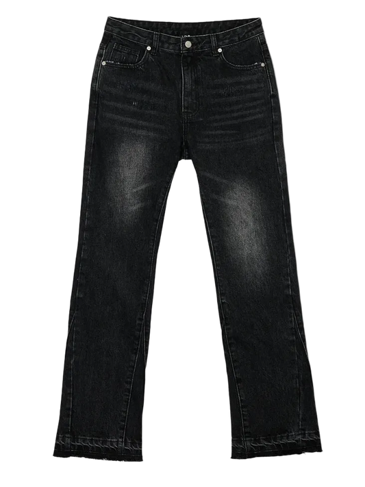VISION FLARE JEANS - BLACK