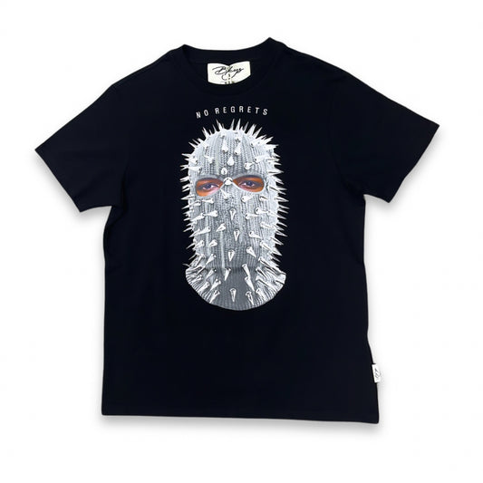 “NO REGRETS” OVERSIZED TEE BLACK
