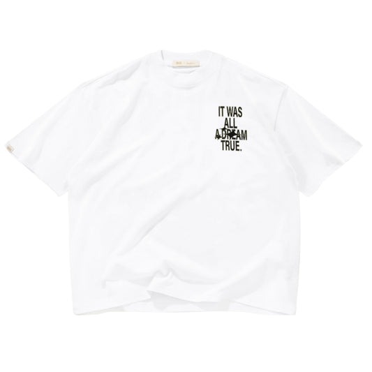 TRUE DREAM BOXY TEE - WHITE