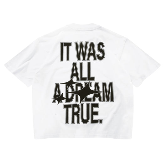TRUE DREAM BOXY TEE - WHITE
