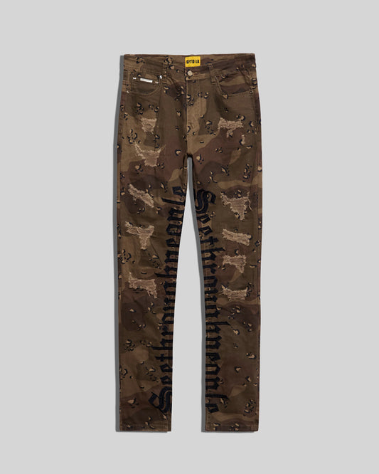 NOAH CAMO - CONVERTIBLE JEANS