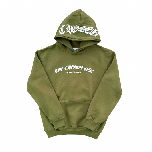 CHOSEN ONE - OLIVE GREEN HOODIE
