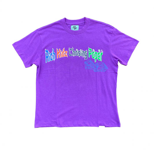 RICH KIDZ PURPLE TEE - CHASIN PAPER