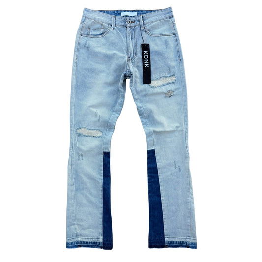 KDNK BOOT CUT DENIM - LT. BLUE