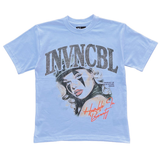 INVNCBL HUMBLE IN BEUTY - WHITE TEE