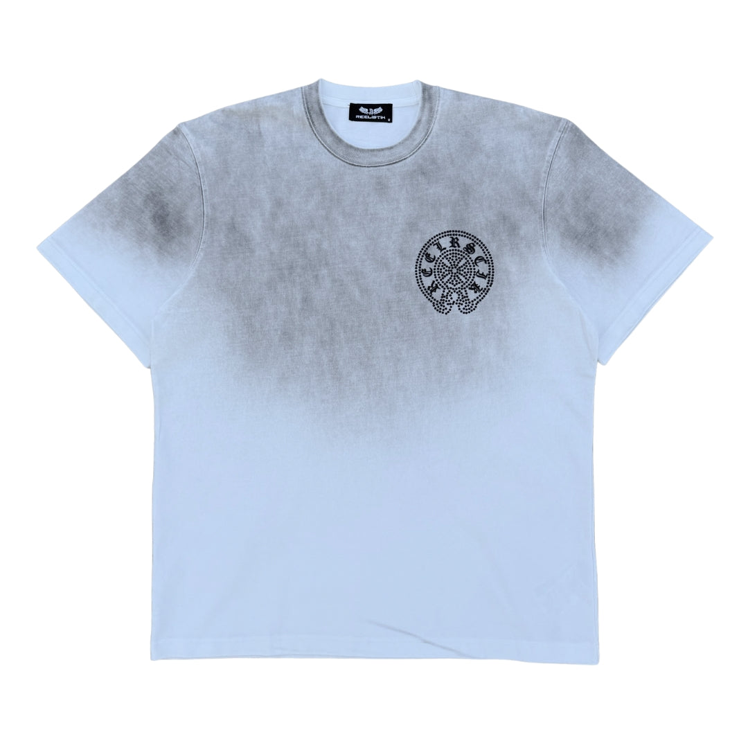 REELISTIK EMBLEM TEE - WASHED WHITE