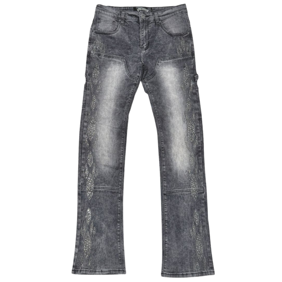 VICIOUS CARPENTER DENIM - GREY