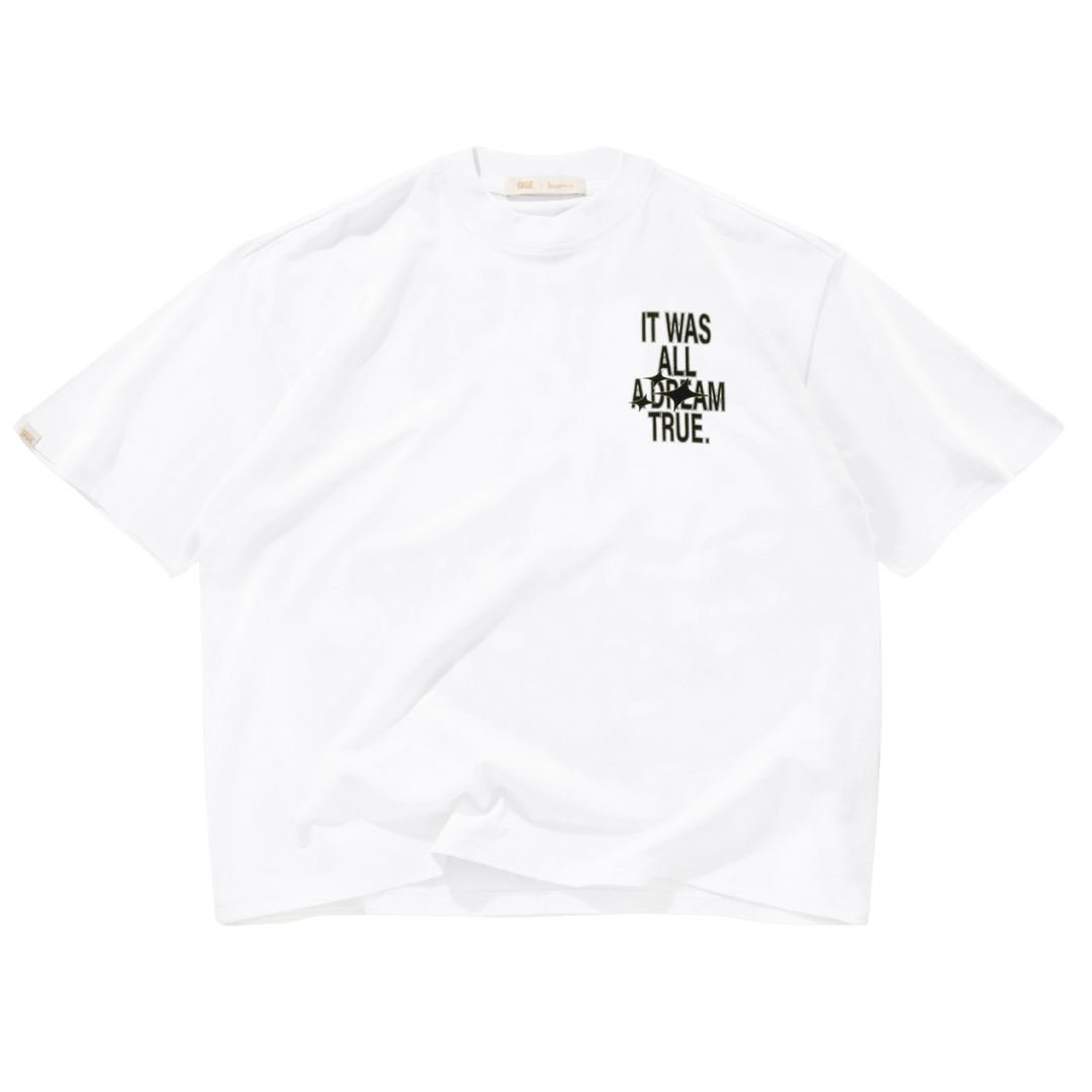 TRUE DREAM BOXY TEE - WHITE