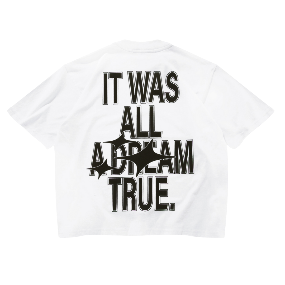 TRUE DREAM BOXY TEE - WHITE