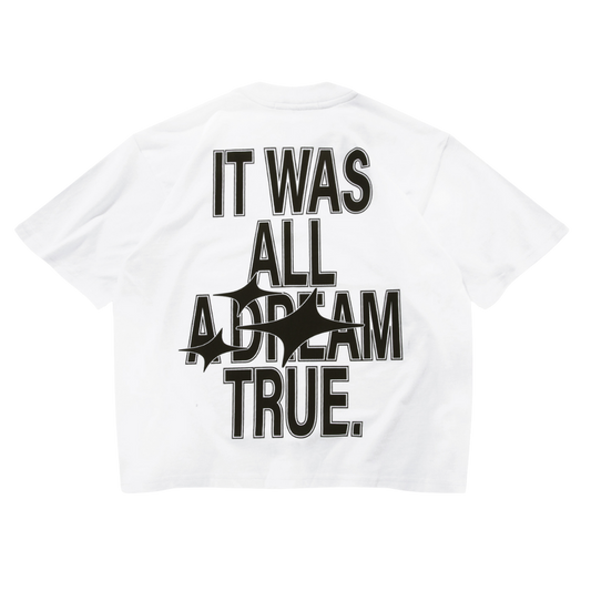 TRUE DREAM BOXY TEE - WHITE