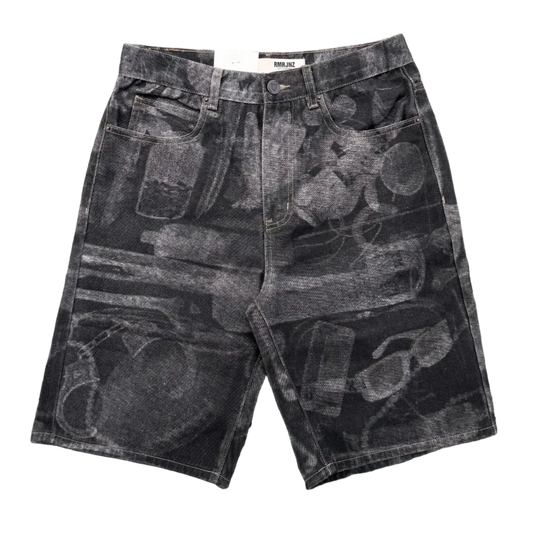 ARMOR JEANS JORTS - GREY