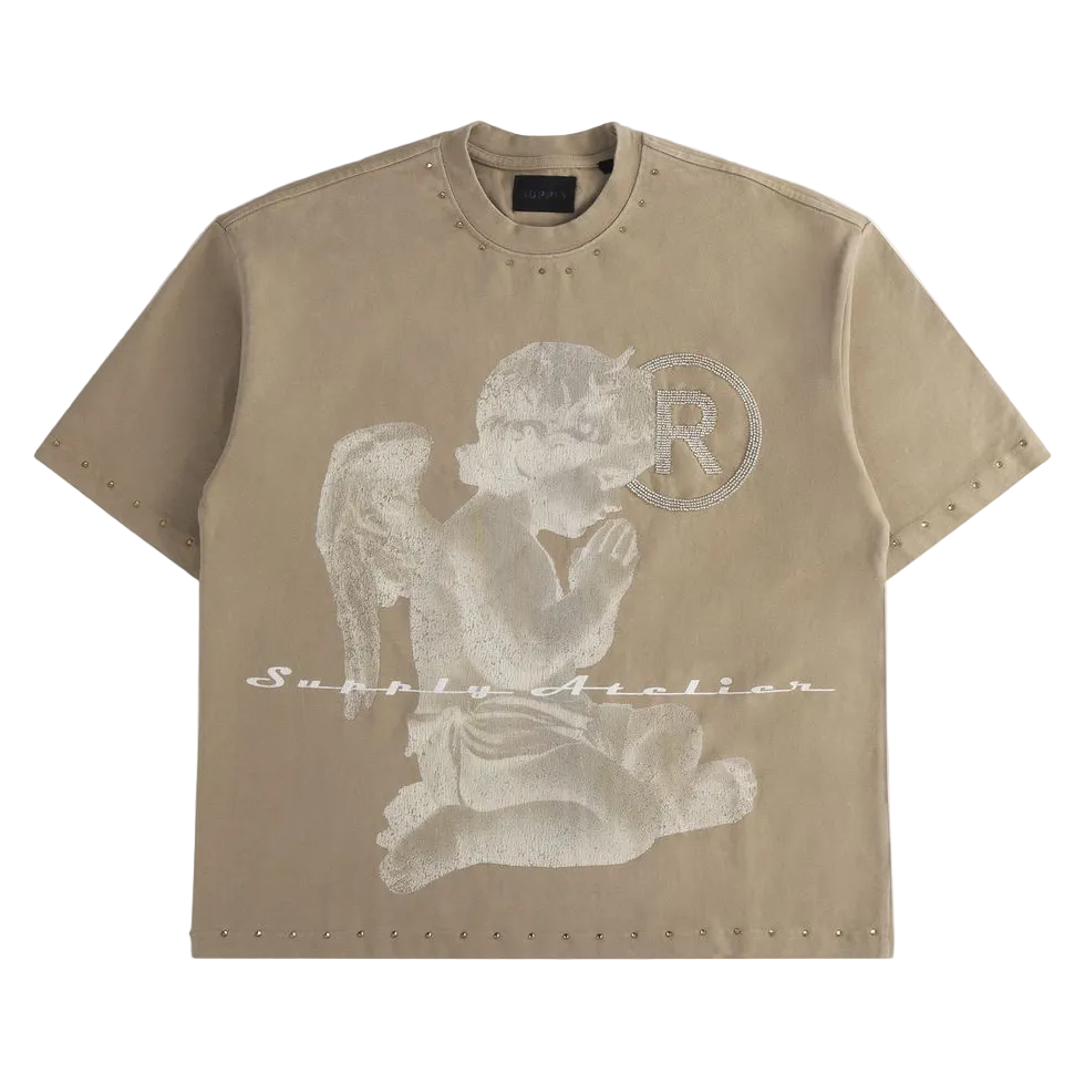 SUPPLY PRAYER TEE - BEIGE