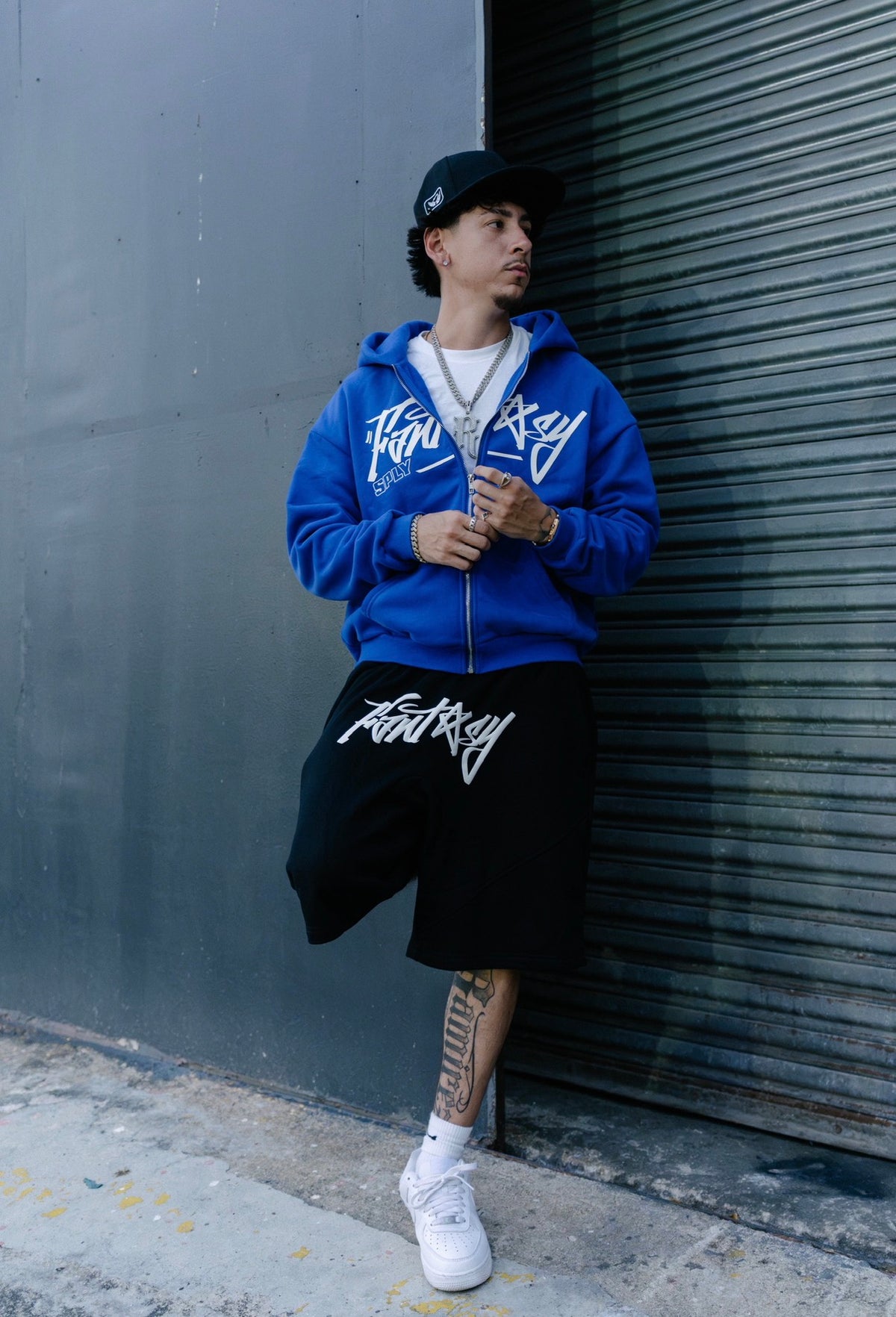 FS ZIP UP HOODIE - BLUE (BACK SOON)