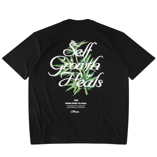 TRUE SELF GROWTH TEE - BLACK